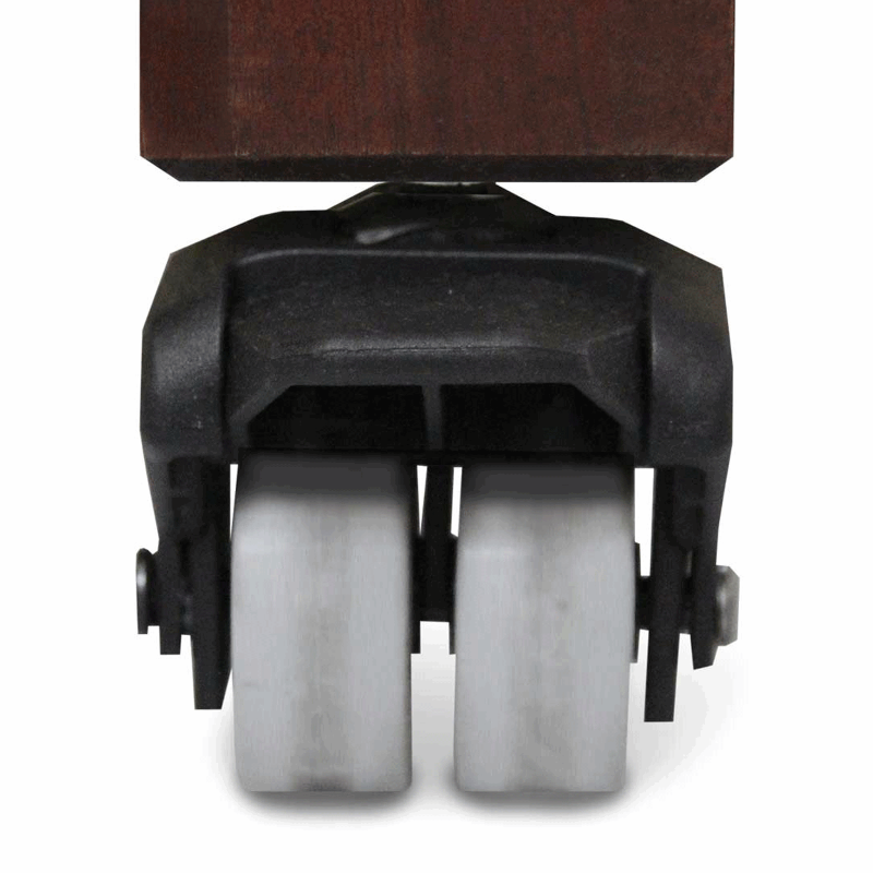 picture of caster wheels for a BBQ table