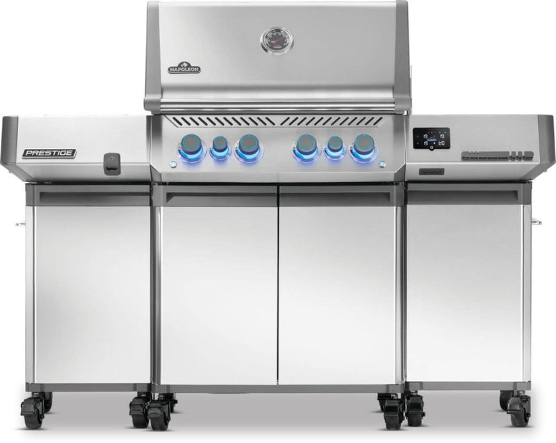 Prestige® Under Grill Storage, 2 Carts Stainless Steel
