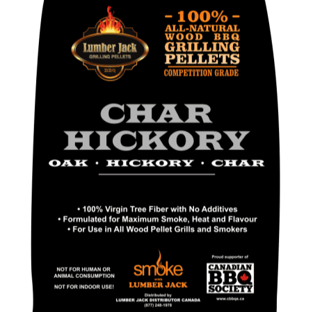Lumber Jack Char Hickory Pellets - 20LBS
