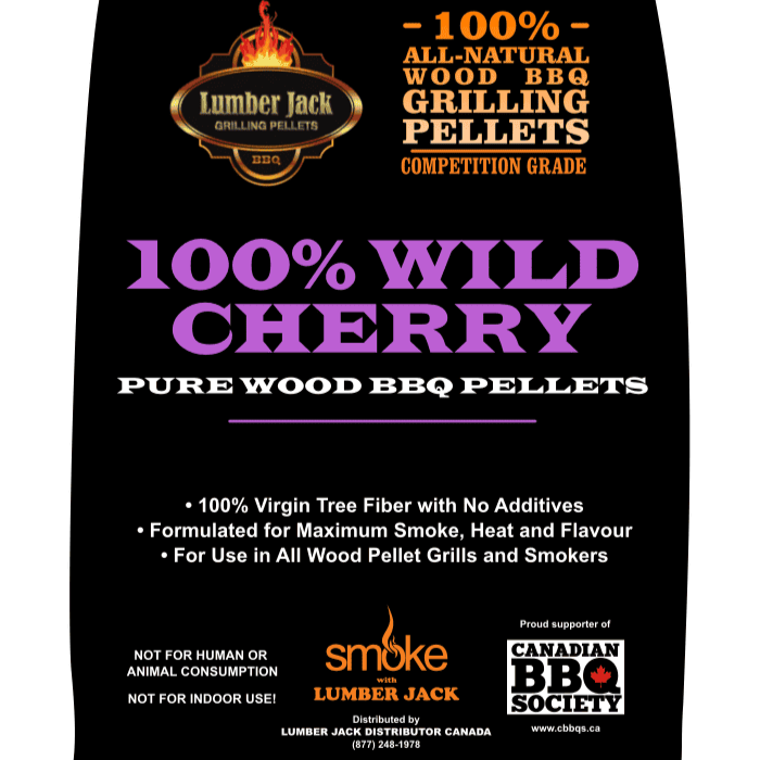 Lumber Jack 100 Wild Cherry Pellets 20LBS Backyard Grills Inc