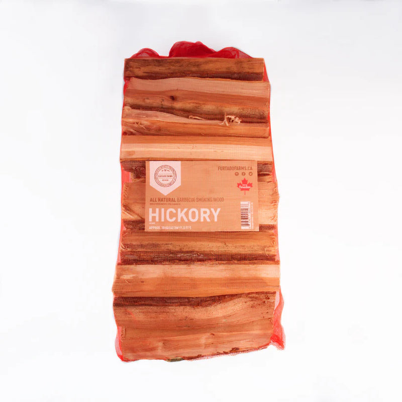 Furtado Farms Hickory Logs 1.5 cu ft | Backyard Grills