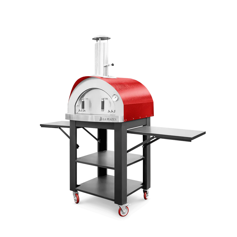 Piccolo Premium Pizza Oven Cart w/Folding Tables