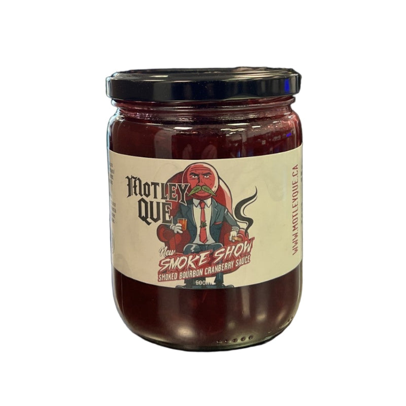 Motley Que - Smoke Show Smoked Bourbon Cranberry Sauce