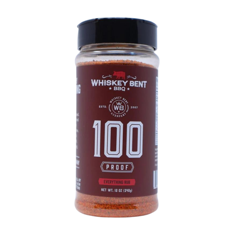 Whiskey Bent BBQ 100 Proof - Everything Rub