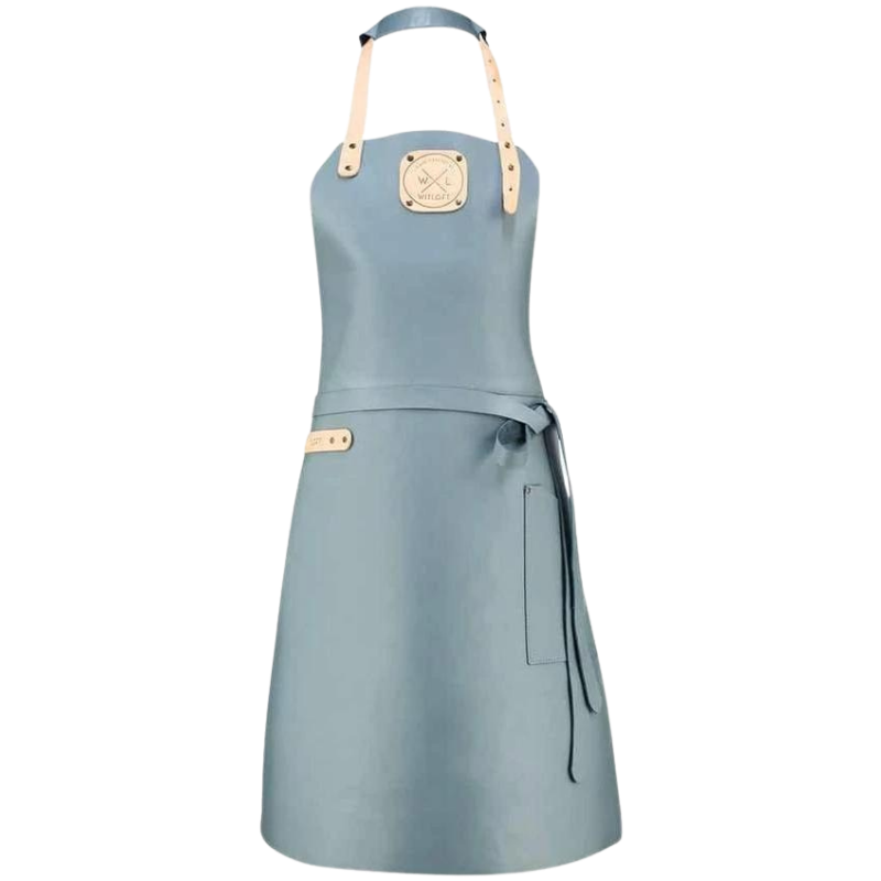 Comfort Ladies Leather Apron - Ocean Nude | Backyard Grills