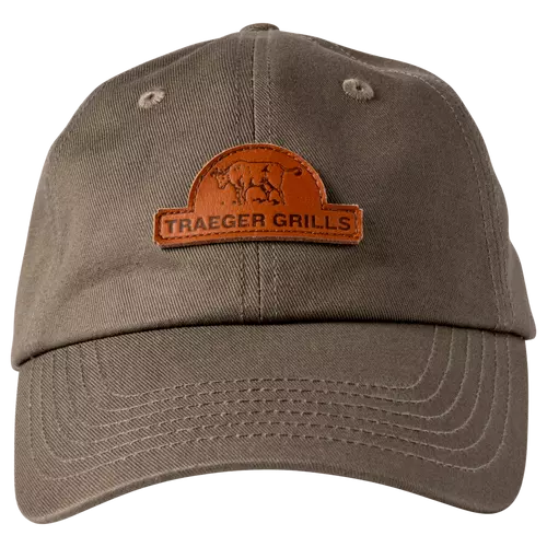 Traeger Leather Patch Cow Hat