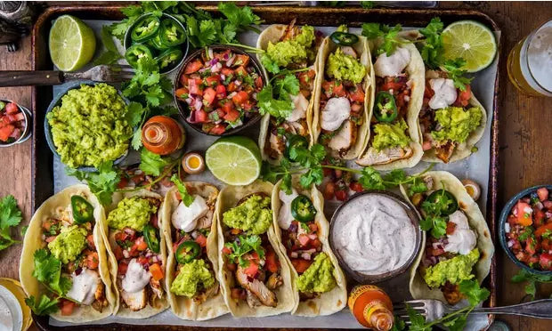Loaded Grilled Chicken Tacos