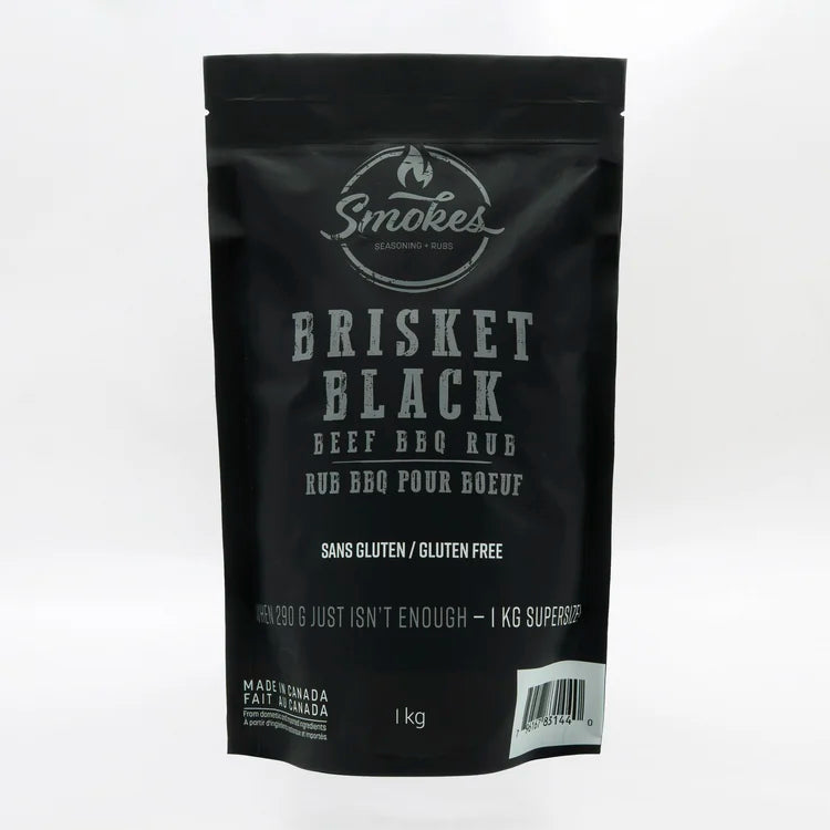 Brisket Black 1KG Stand-Up Pouches