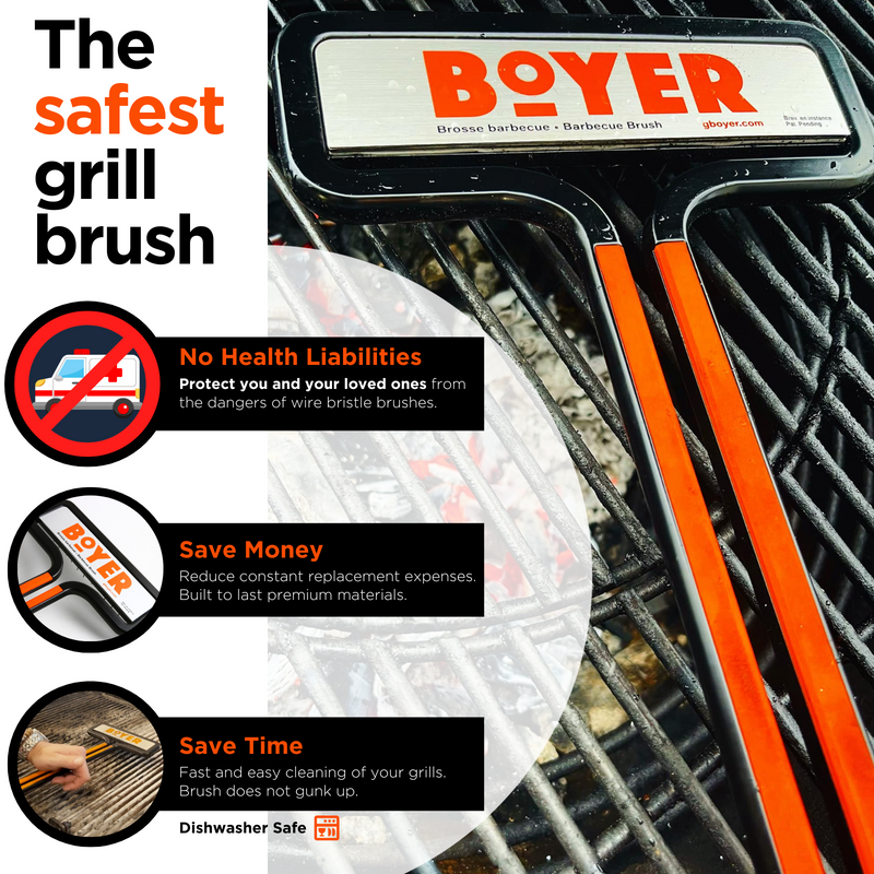 Boyer Brush® – The Safest Grill Brush