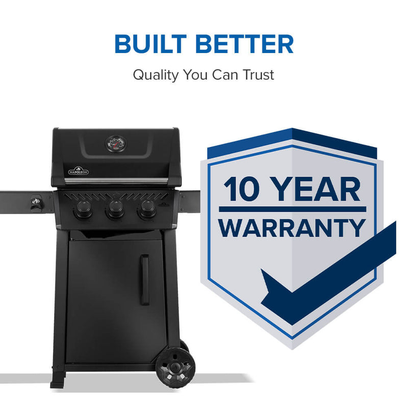 Freestyle™ 365 3-Burner, Matte Black