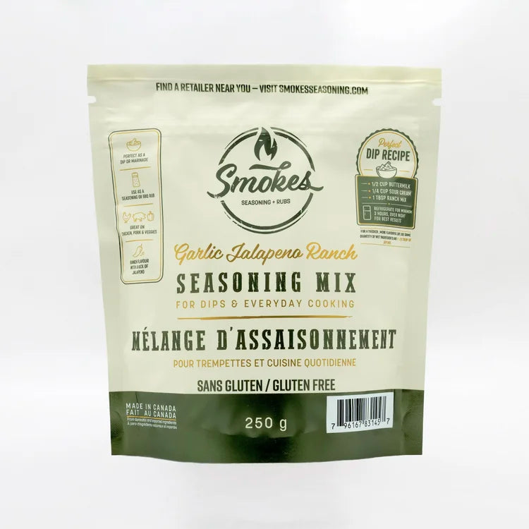 Garlic Jalapeño Ranch Seasoning Mix 250g