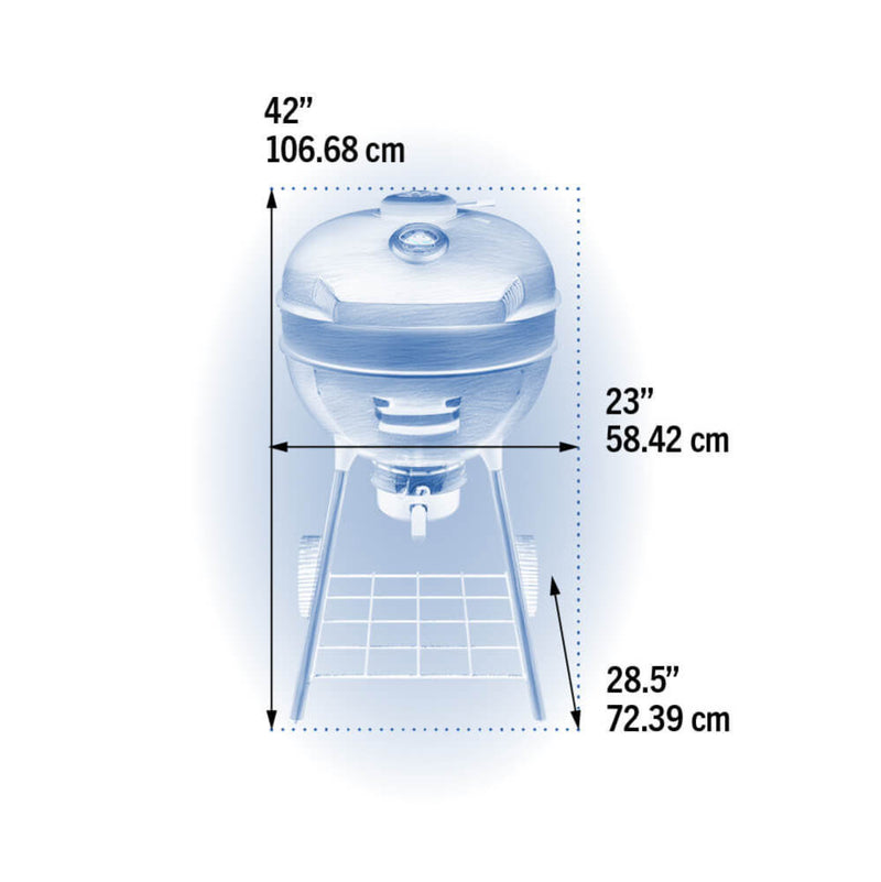 Professional 22 Charcoal 22-inch Kettle Grill
