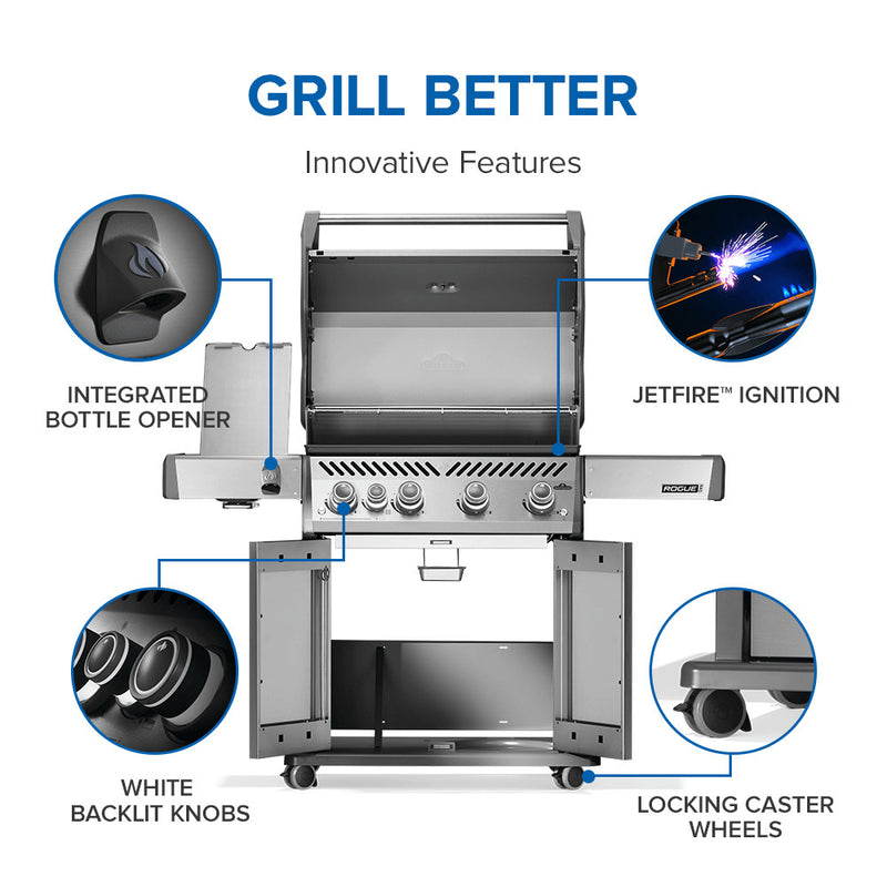Rogue® PRO 525 SIB with Infrared Side Burner