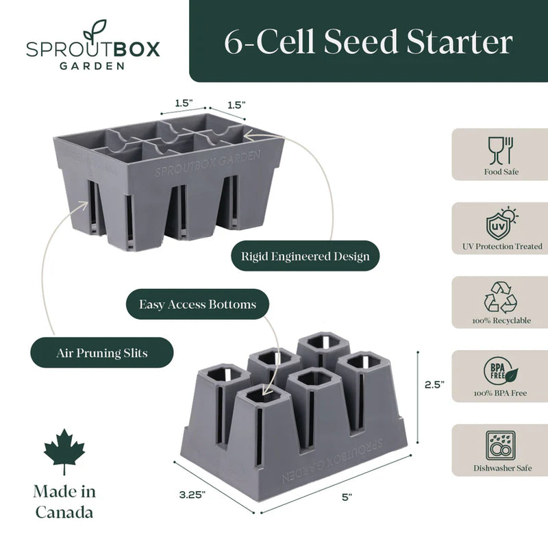 6-Cell Seed Starter