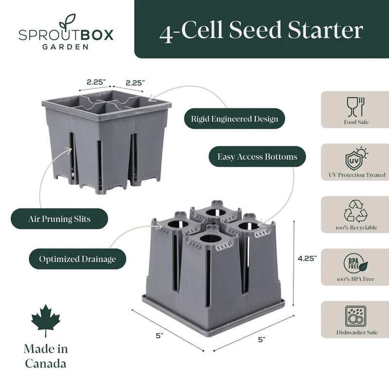 4-Cell Seed Starter