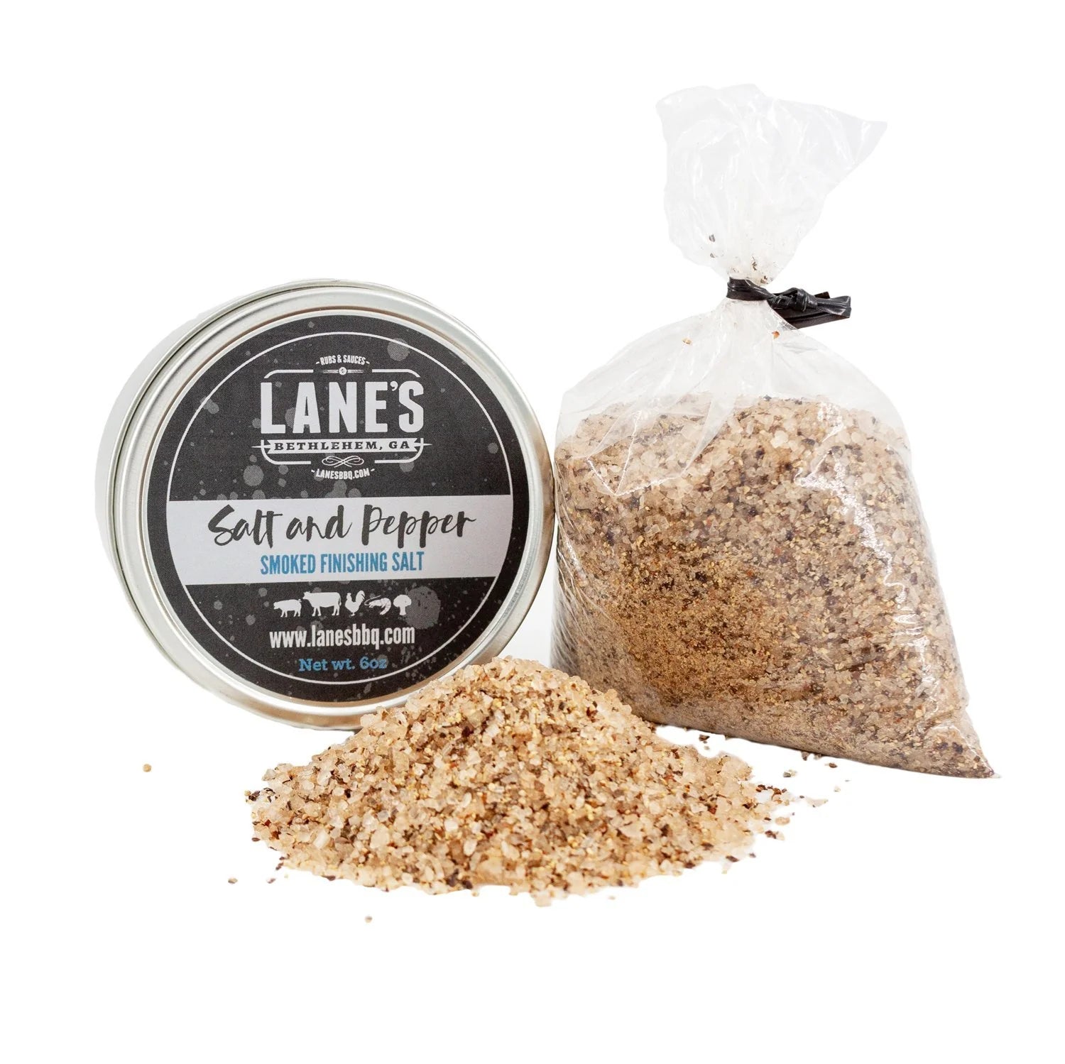 Lane's Salt and Pepper Smoked Finishing Salt