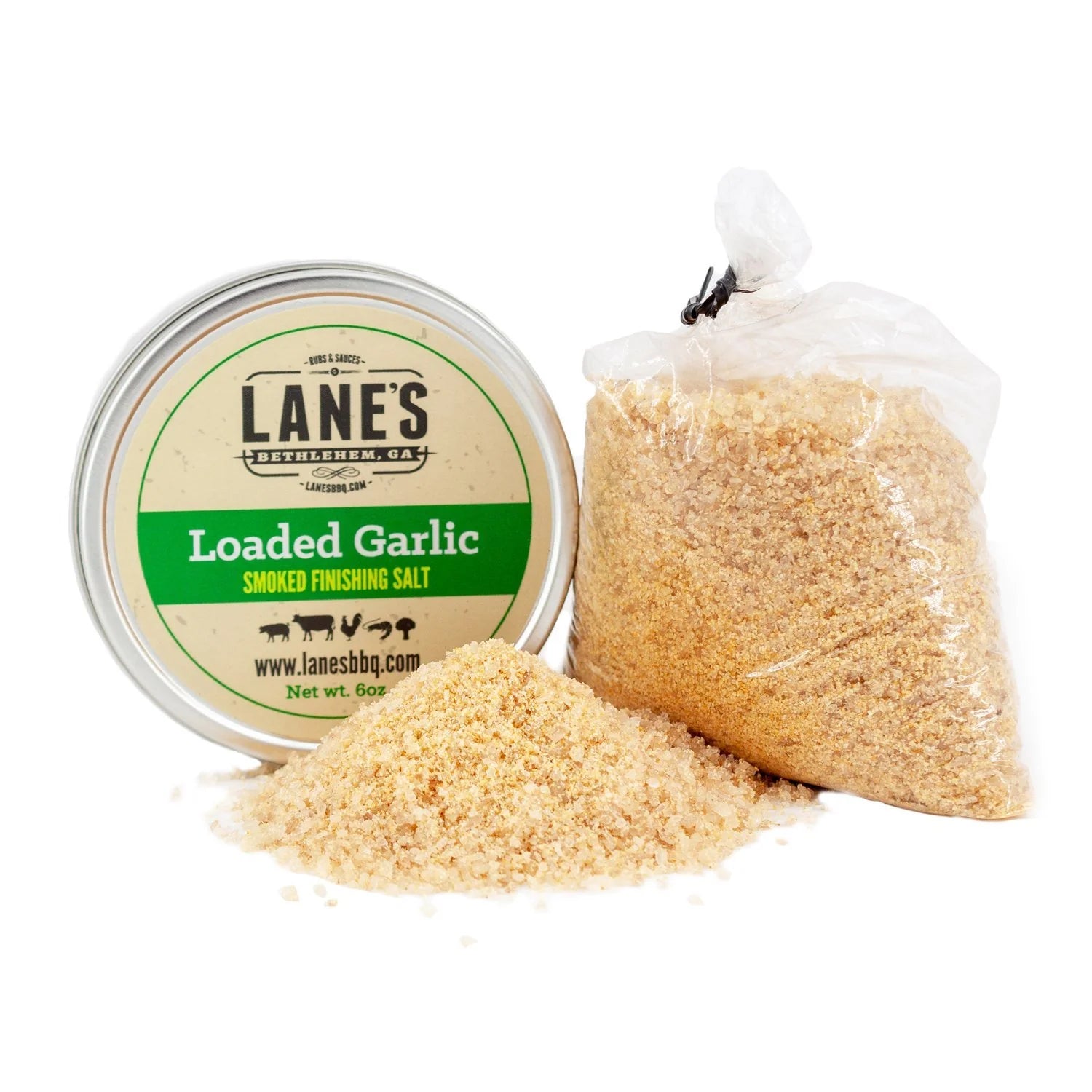 Lane's Loaded Garlic Smoked Finishing Salt