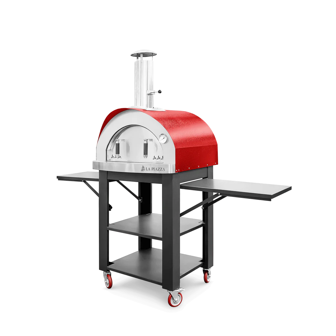 Piccolo Premium Pizza Oven Cart w/Folding Tables