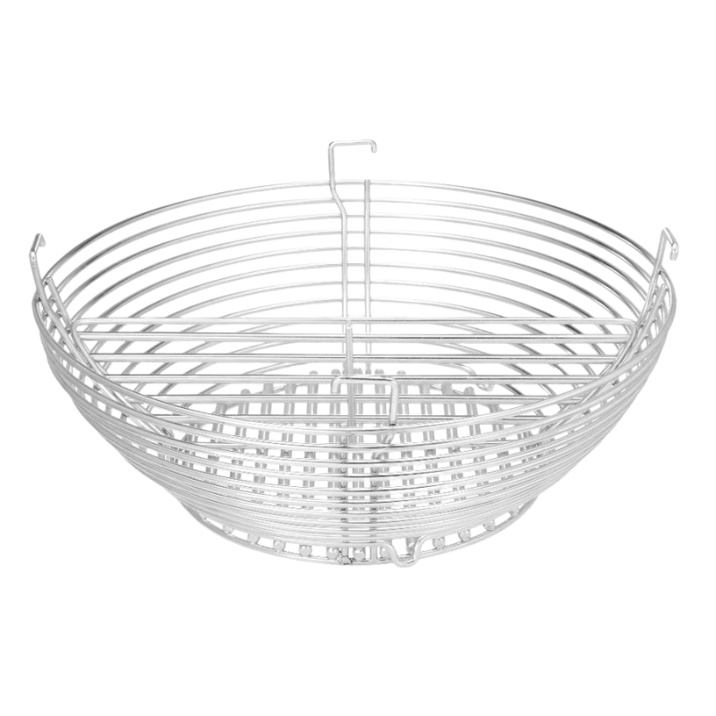 Metal basket for holding charcoal