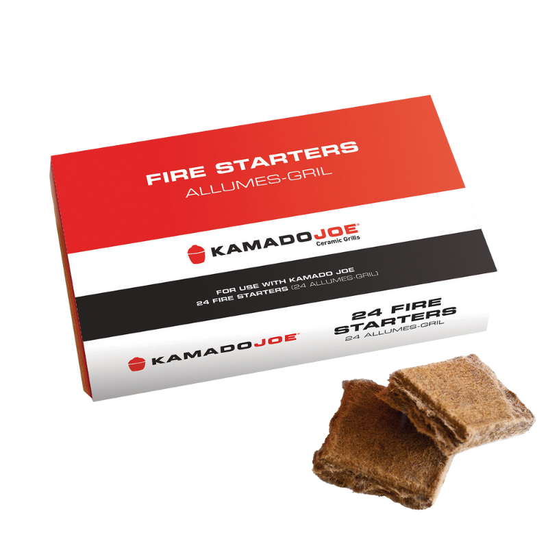 24 small wax coated square fire starters