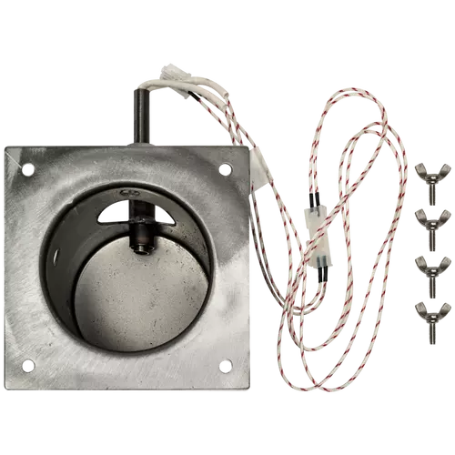 Replacement metal firepot and hotrod with wire connectors, and extra twist screws