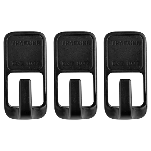 3 tool hooks that magnetically attach onto your Traeger