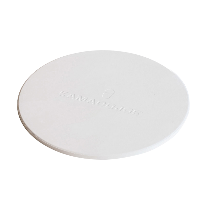 Circular ceramic disk with Kamado Joe Logo