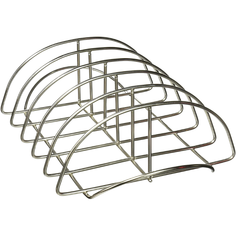 Metal wire rib rack